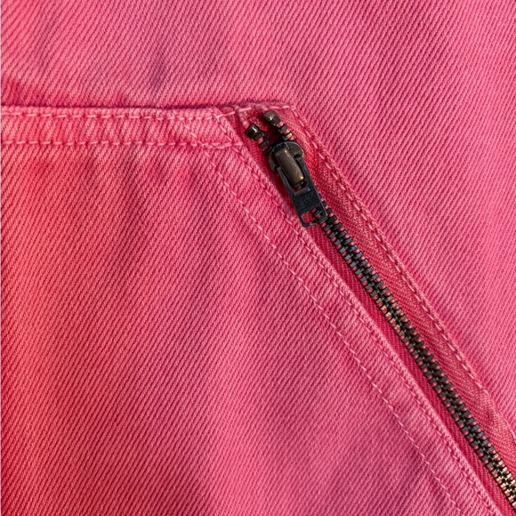 Pink Button-Up Jumpsuit - Picture 3 of 4